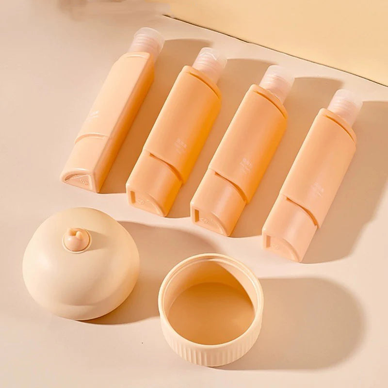 4 in 1 Refillable Containers - For Smart & Spill-Free Travel